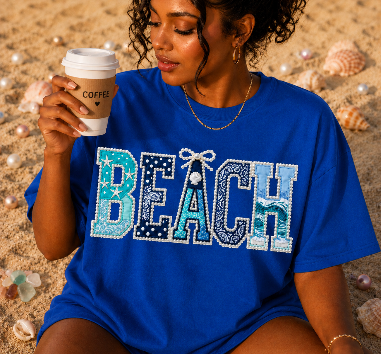 Beach Bling DTF Transfer