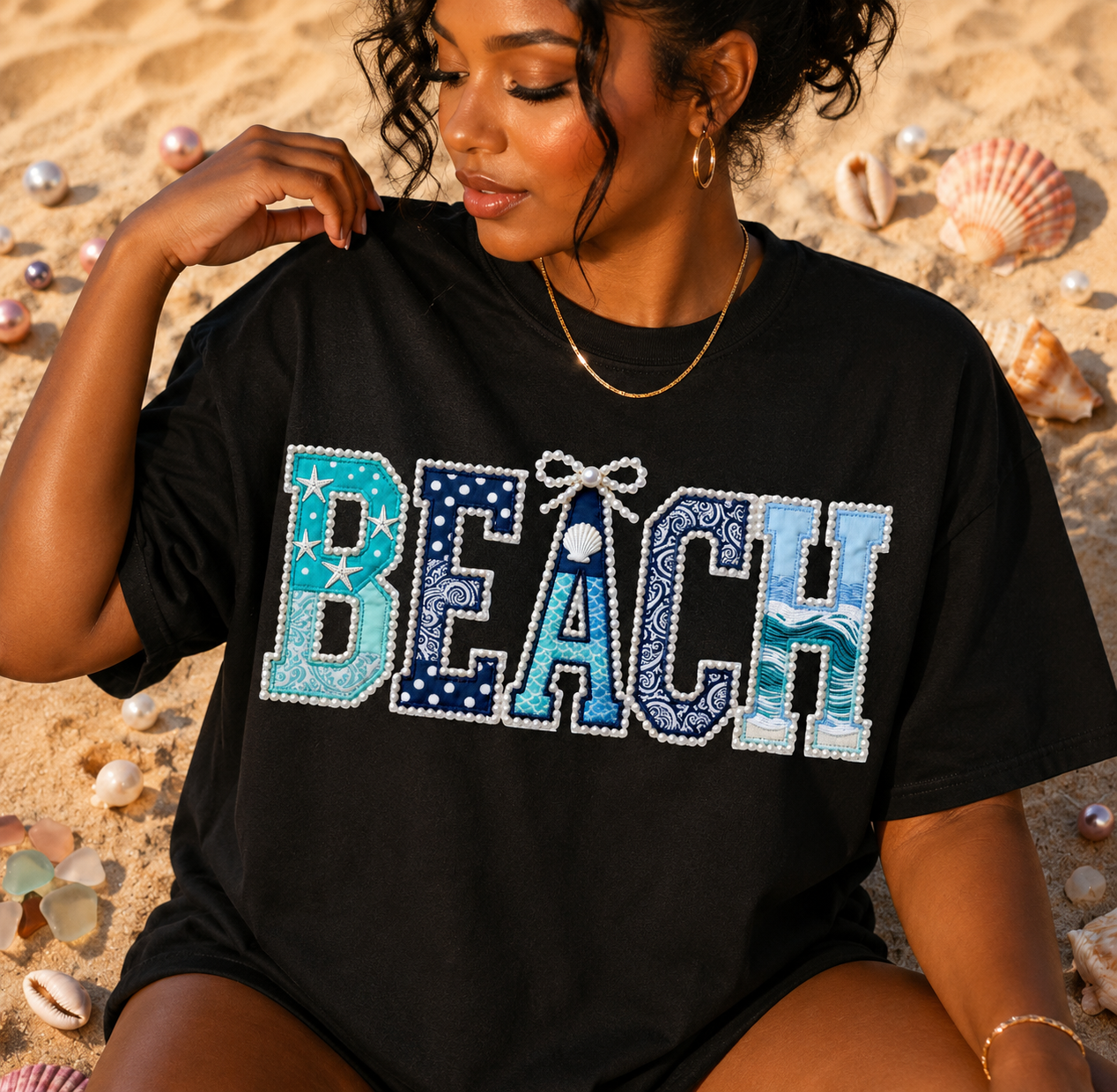 Beach Bling DTF Transfer