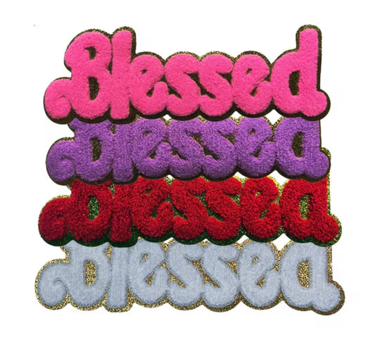 Blessed Chenille Patch-Limited Drop