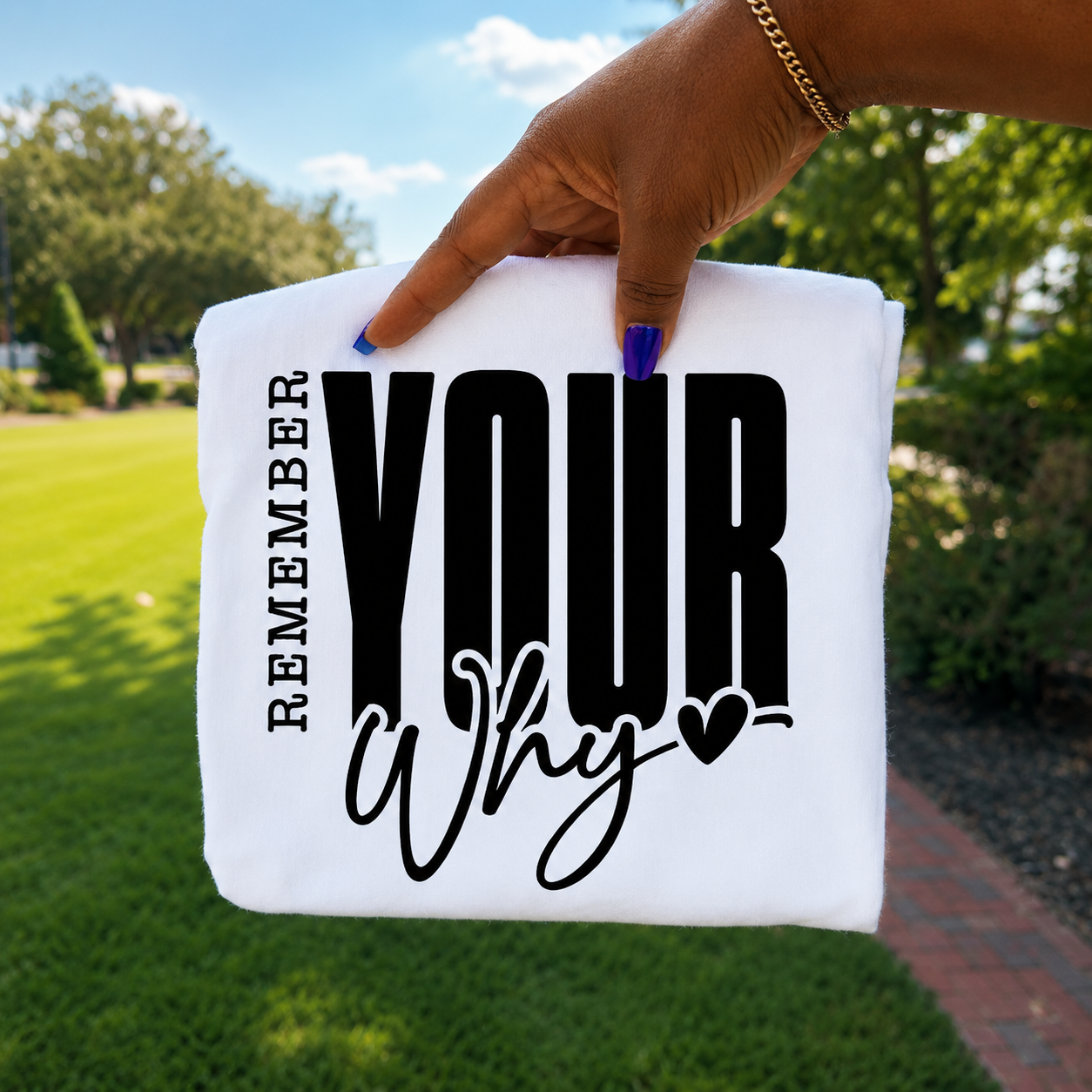 Remember Your Why single color transfer